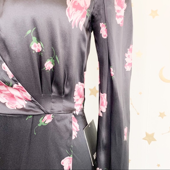 NEW Reformation Toronto Floral Midi Slit Dress - Picture 7 of 16